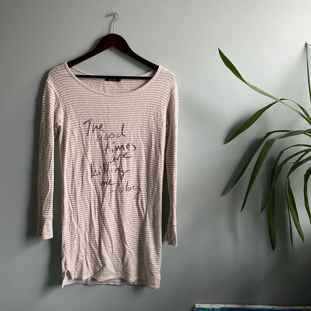 The Good Times are Killing me. Super soft long sleeve dress or top.